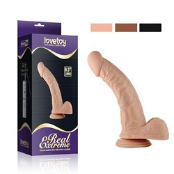 8.5" Real Extreme Dildo Vibrating Flesh