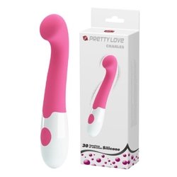 Pretty Love Charles-Silicone Vibrator, 30 fun. vibr. Pink