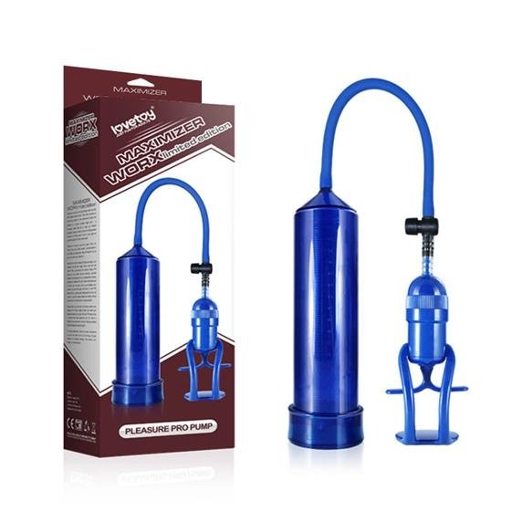 Maximizer Worx Limite Edition Pump Blue Sex Toys Enlargement