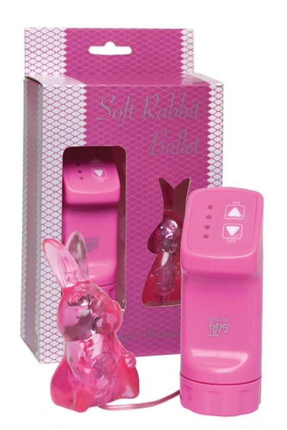 Xsoft Rabbit Bullet Pink Sex Toys Stimulators Clitoral Softland