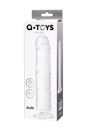 Dildo A-Toys by TOYFA Chard, TPE, transparent, 20 cm