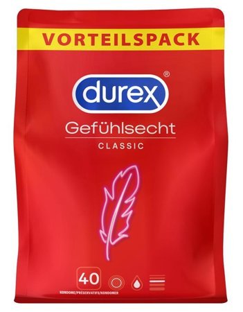 Durex Gefuhlsecht Classic 40pcs