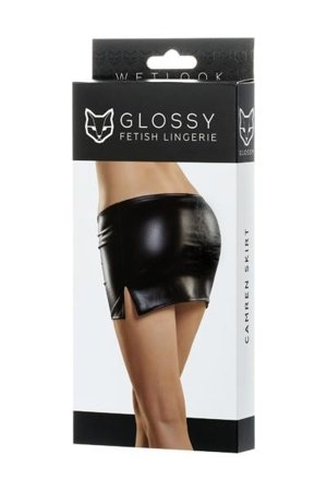 Glossy Shiny Wetlook skirt CAMREN