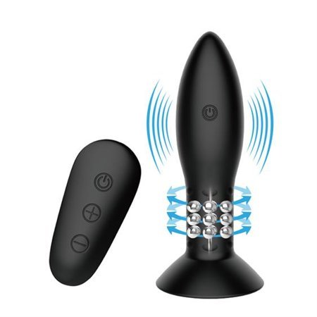 MR Play RC vibrating butt plug Black