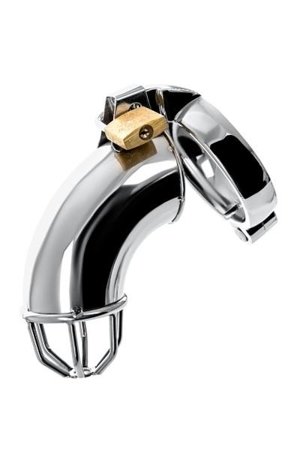 Male chastity belt TOYFA Metal, length 13 cm,diameter 4-5 cm, weight 224 gr