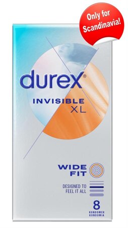 N Durex Invisible III XXL