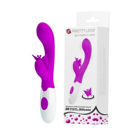 Pretty Love Butterfly Kiss Vibrator Pink