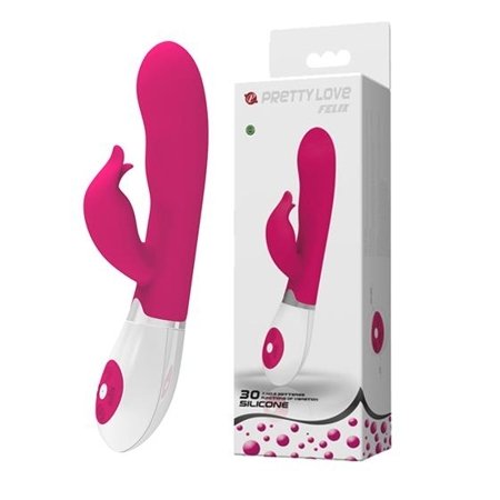 Pretty Love Felix-Silicone Vibrator, 30 fun. vibr. Pink