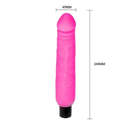 Realistic Cock Vibrator 24 cm Pink