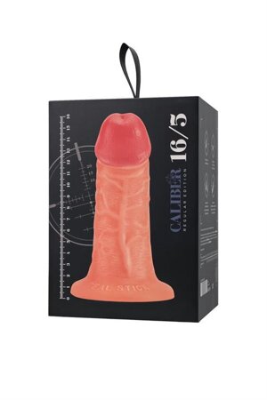 Realistic dildo Caliber 16/5 , PVC, flesh,  length 16cm, diameter 5cm