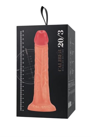 Realistic dildo Caliber 20/3 , PVC, flesh,  length 20cm, diameter 3cm