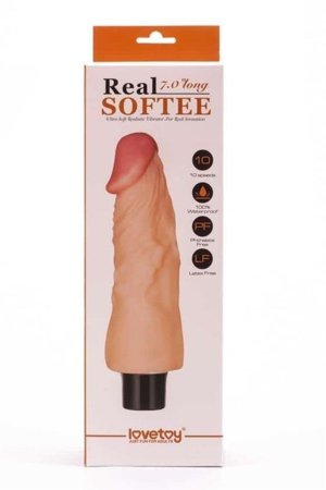 Reel Softee Vibrator Flesh 7"