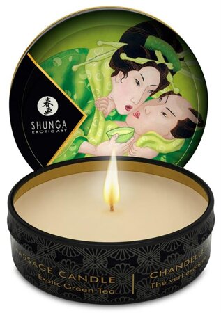 Shunga Mini Candle GreenTea 30