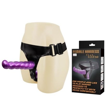 Ultra Female Harness strap-on purple