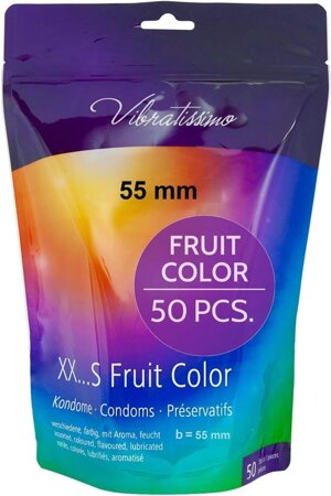 Vibratissimo XX...S Fruit Color 55 mm, 50szt