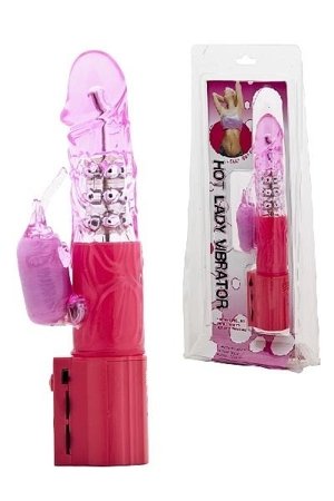 Vibrator with pearls